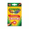 Crayola Crayon, Classic Color, Assorted, PK16 523016